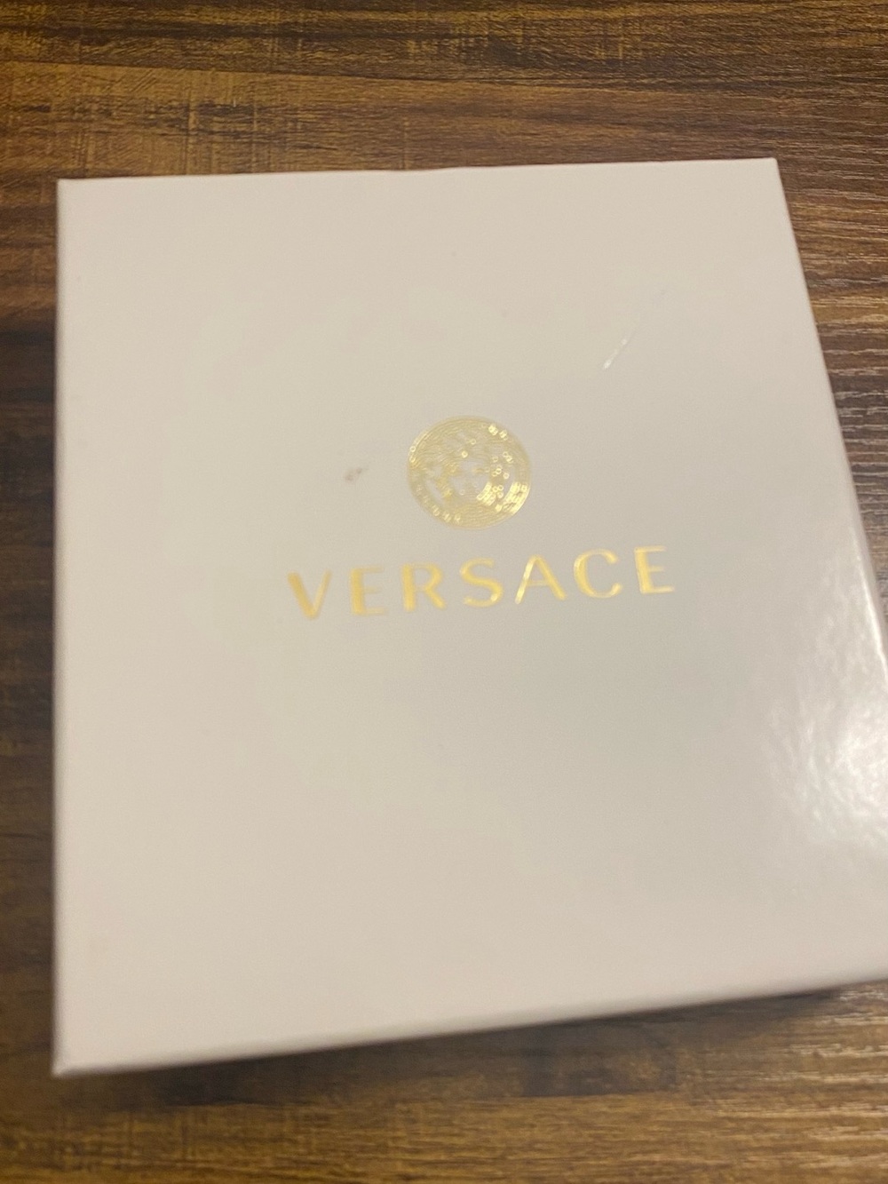Versace White and Gold Logo Accessory Box